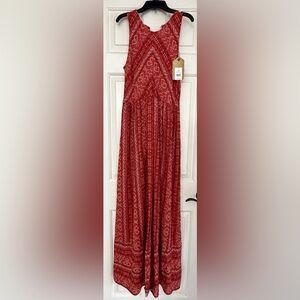 True craft Elegant Red Maxi Dress